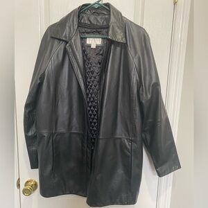 Worthington Black Leather Jacket